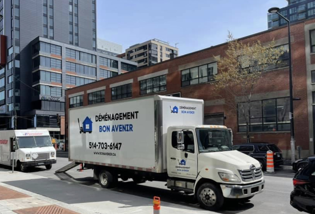 Camion de déménagement Bon Avenir